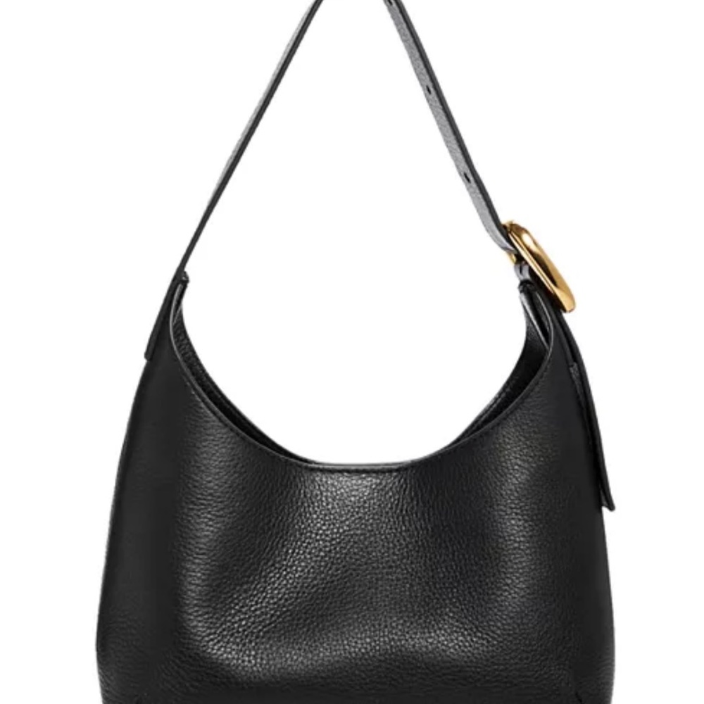 Madewell Puffy Buckle Shoulder Bag - Black
